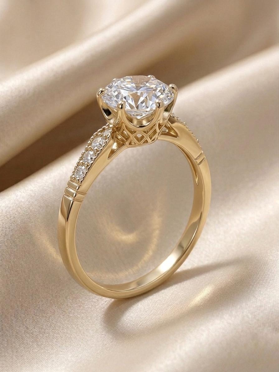 Anillo Diamante certificado Gala